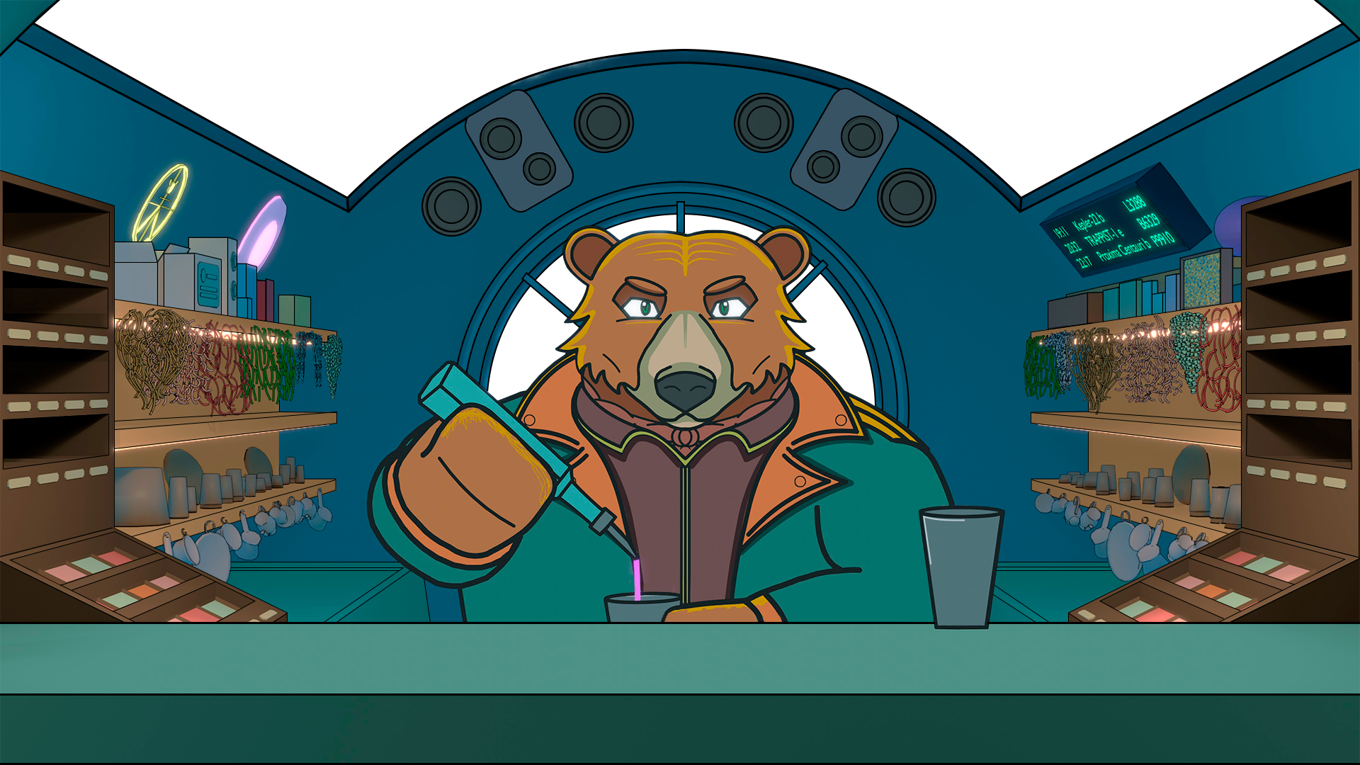 New Laconia — a hidden pub between worlds
